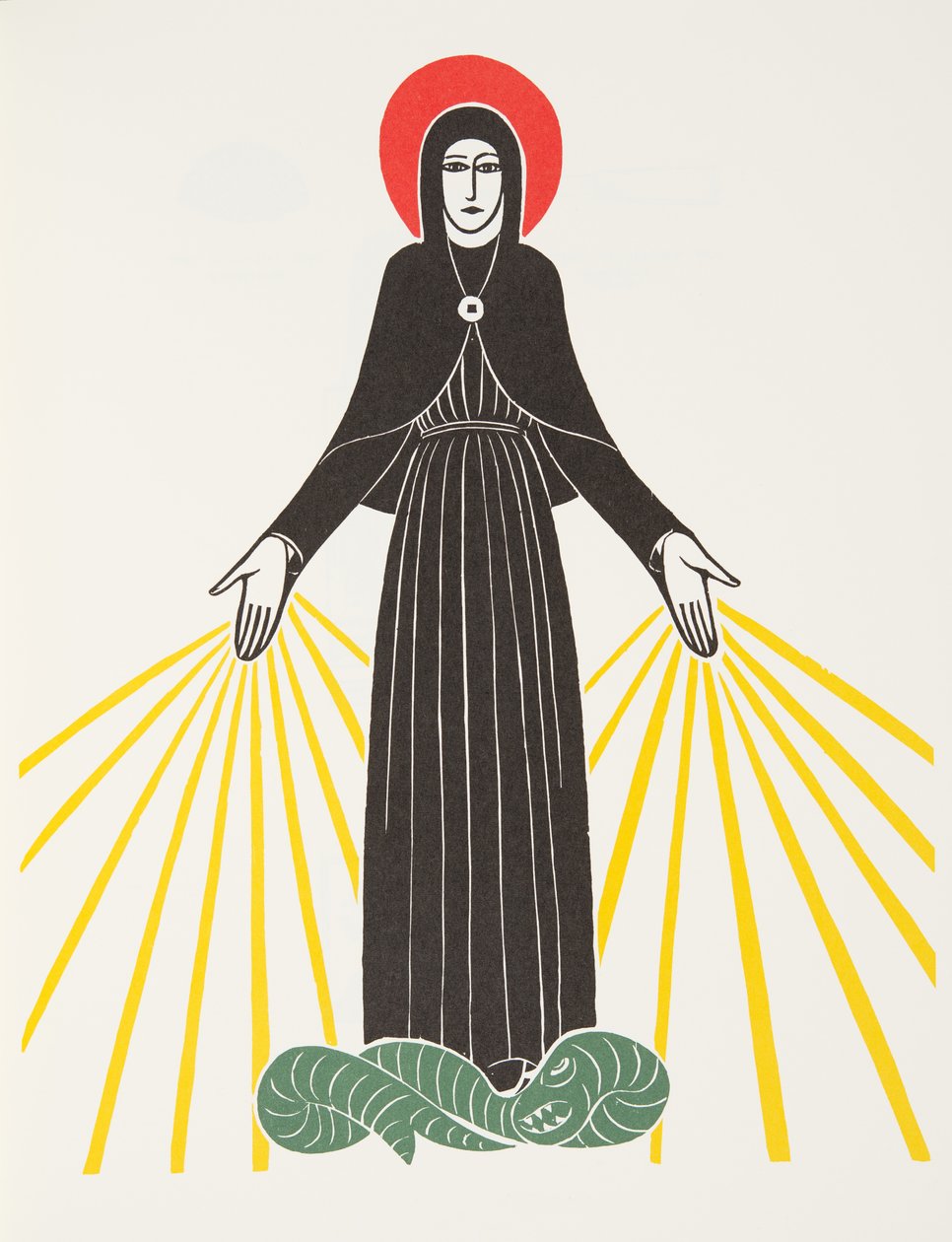 Vor Frue af Lourdes af Eric Gill