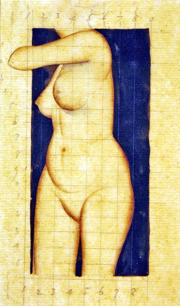 Undersøgelse for hovedløs kvindelig torso af Eric Gill