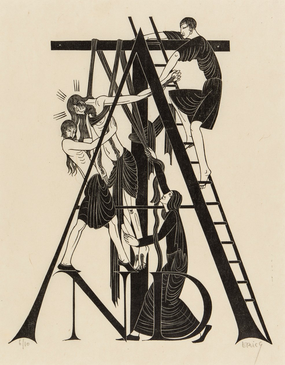 Deponeringen af Eric Gill