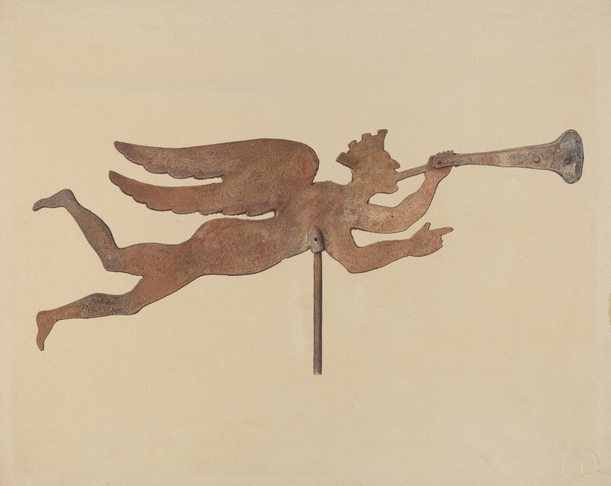 Vejrvandsfinal, ca. 1937. af Eric Mose