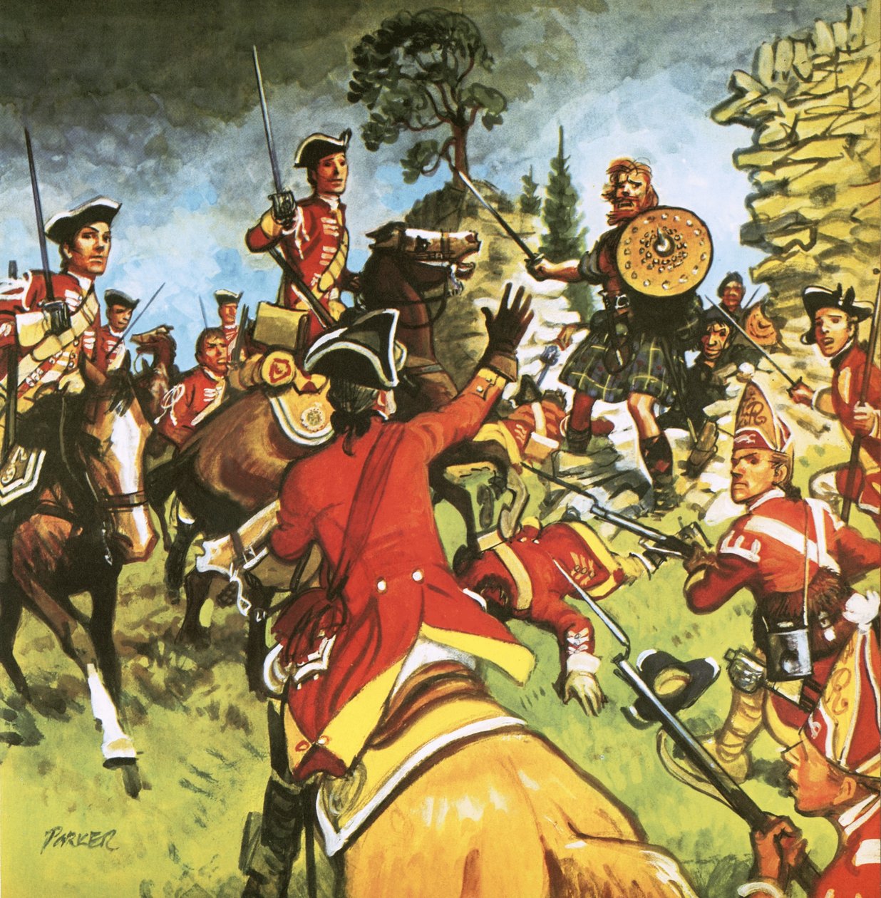 Slaget ved Culloden af Eric Parker