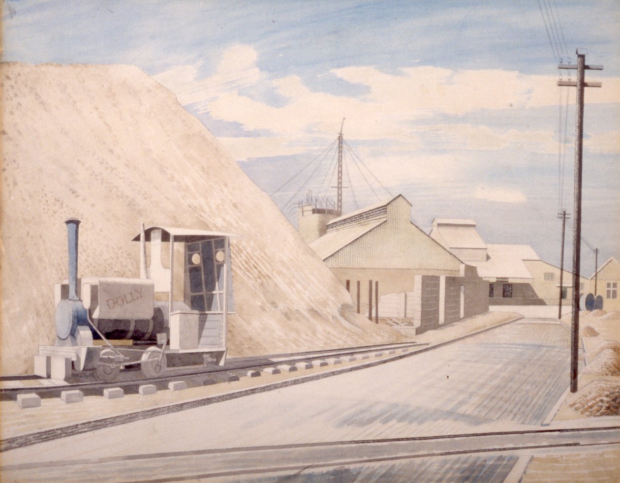 Cementværker af Eric Ravilious
