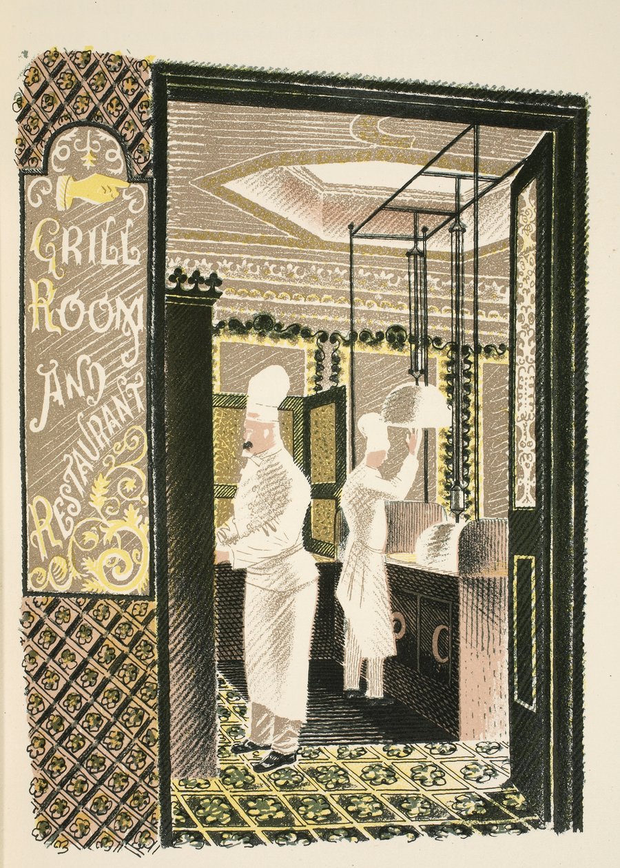 Restaurant and Grill Room, illustration fra 
