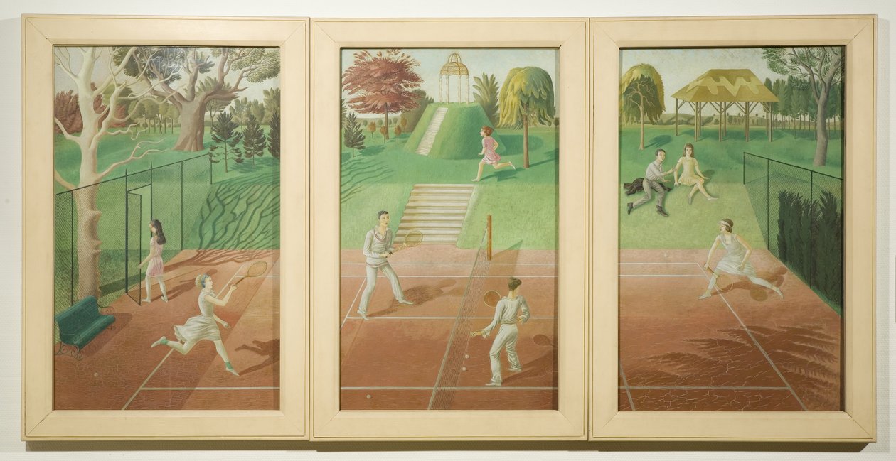 Tennis af Eric Ravilious
