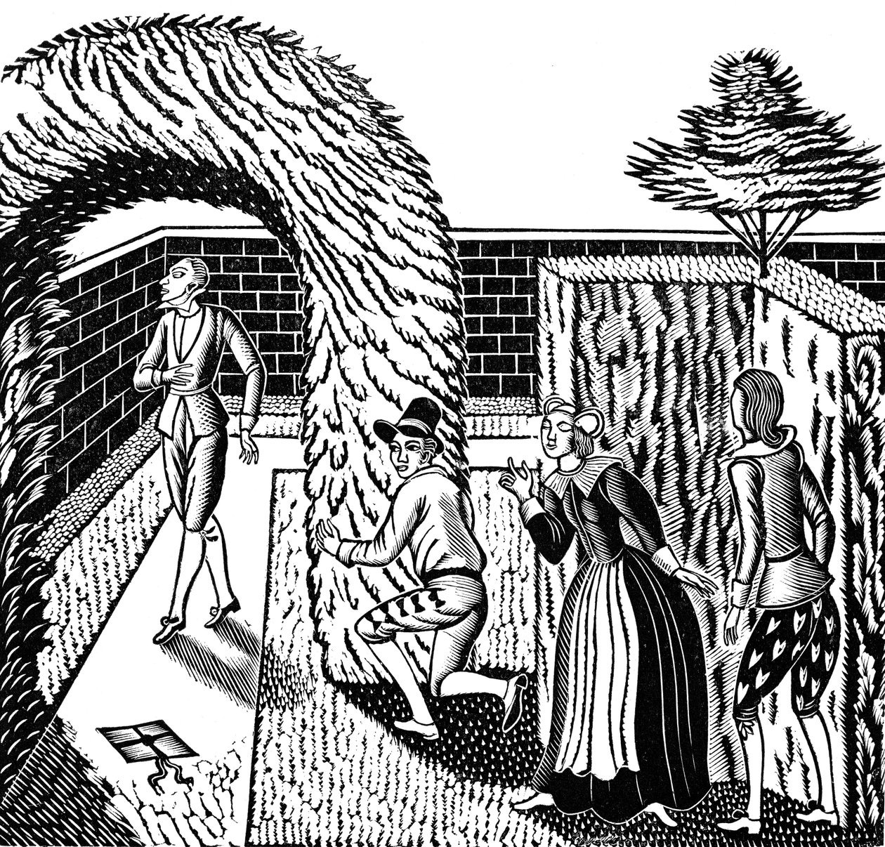 Twelfth Night af William Shakespeare af Eric Ravilious