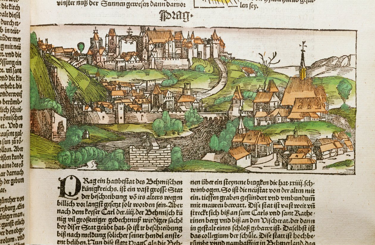 En udsigt over byen Prag af Erich Lessing