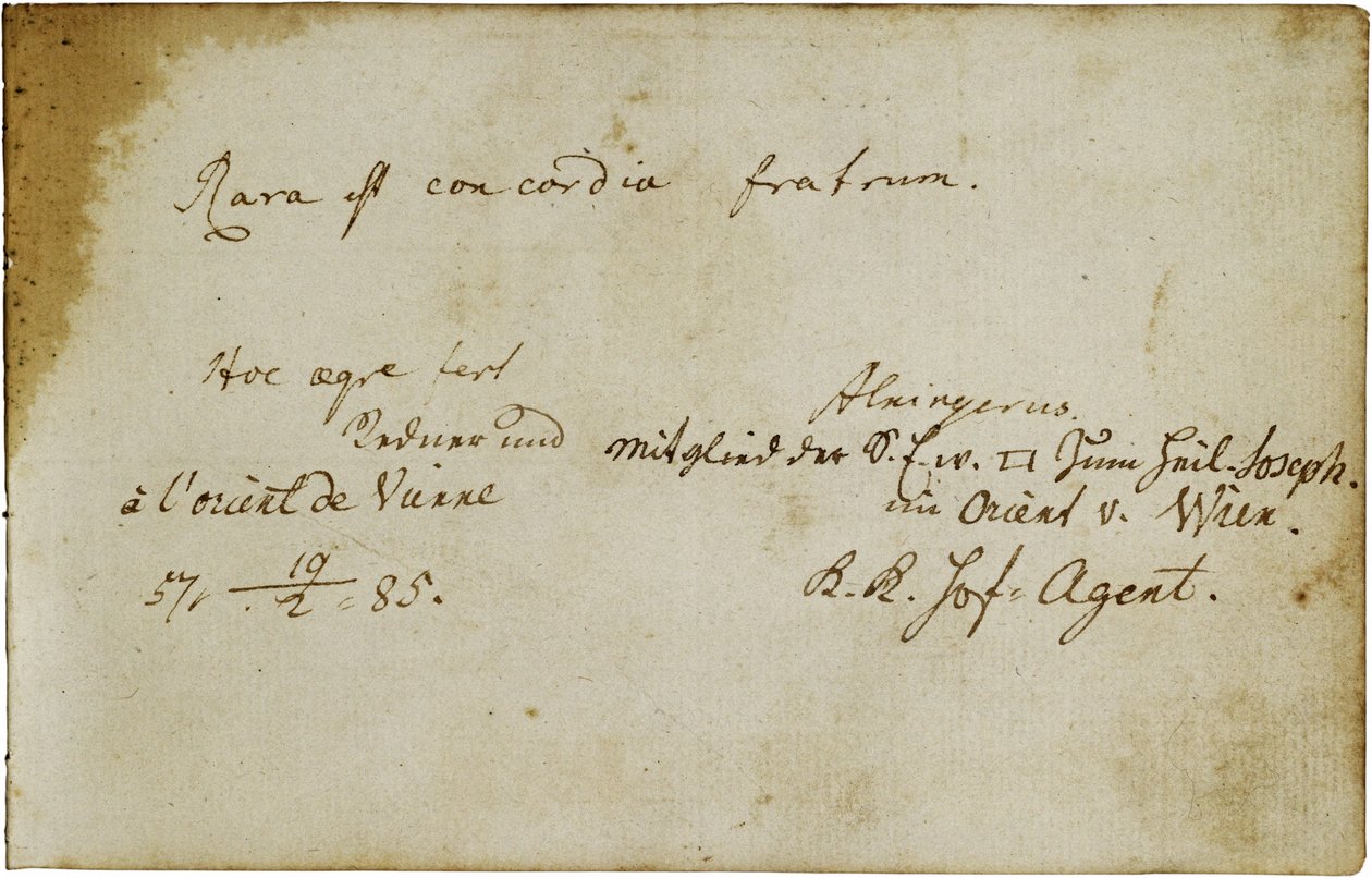 Album for en frimurer (Johann Georg Kronauer) af Erich Lessing