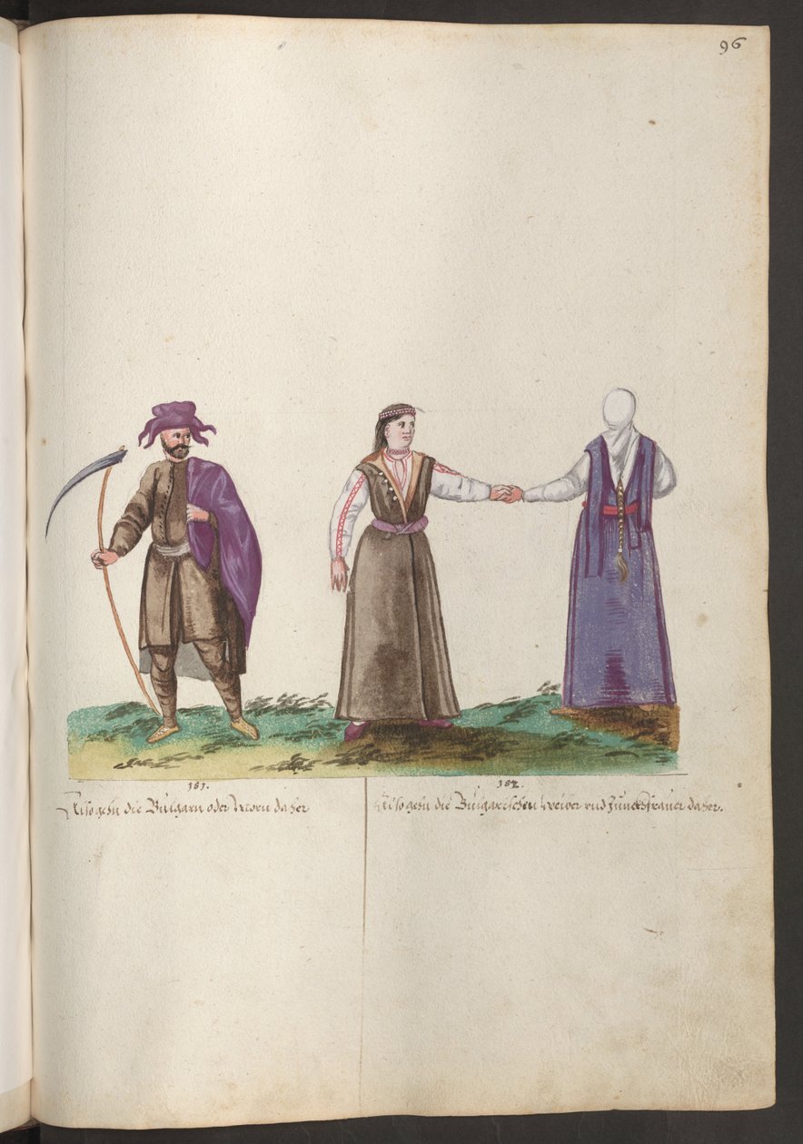 Bulgarsk mand og kvinde af Erich Lessing