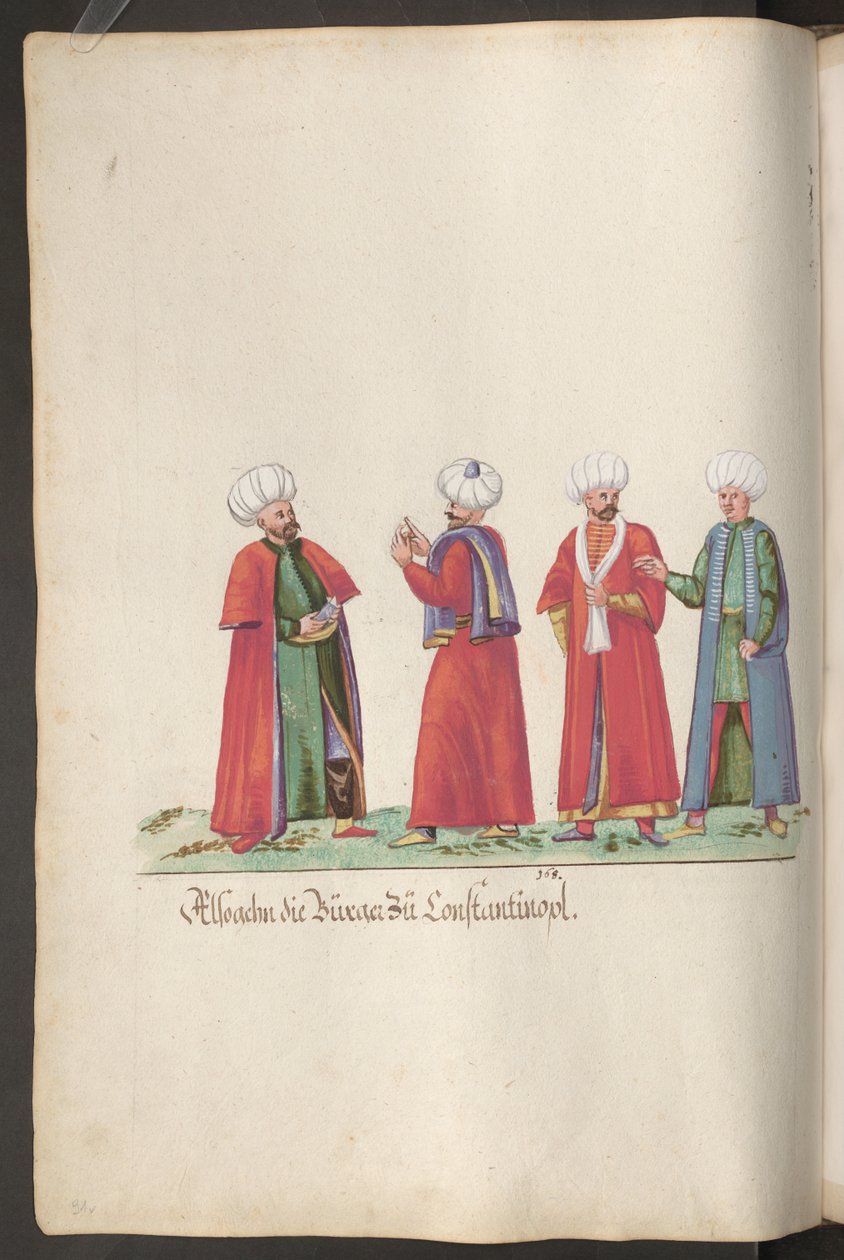 Borgere i Konstantinopel af Erich Lessing