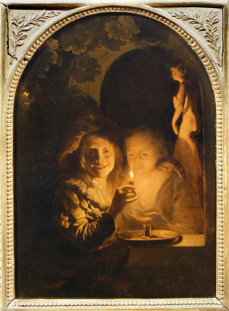 Par oplyst af et stearinlys ... af Erich Lessing