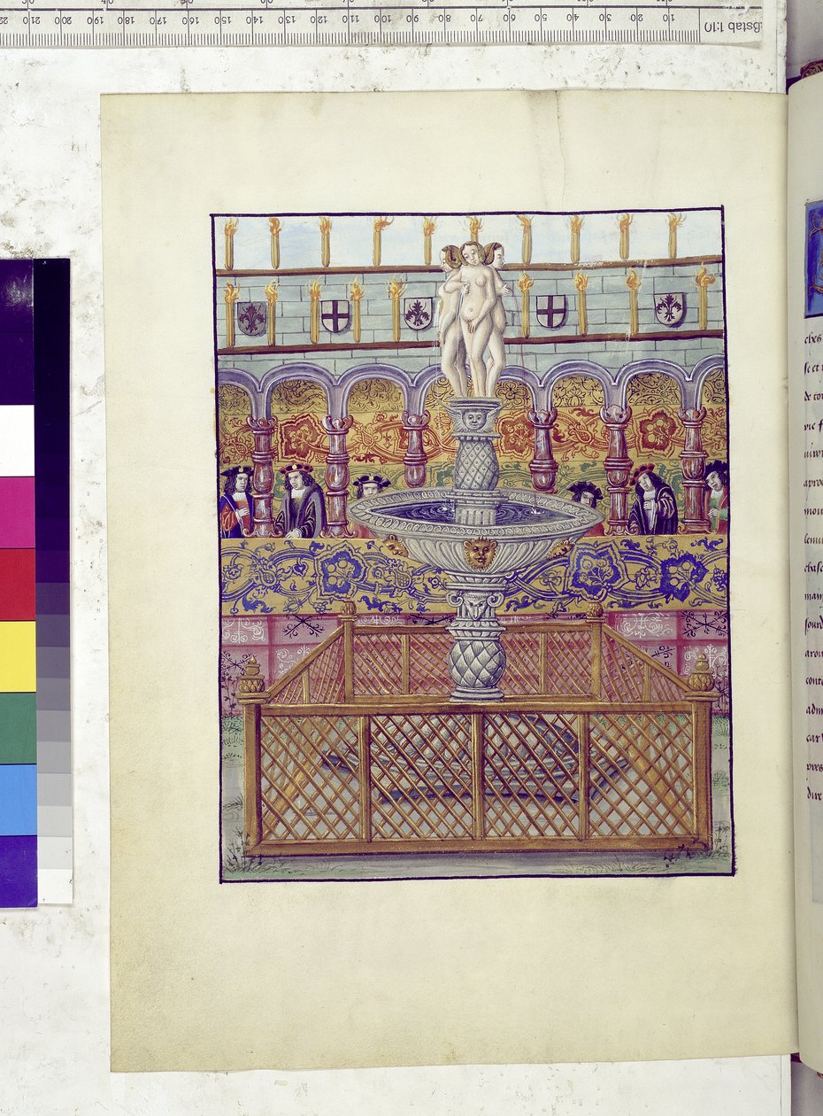 Helside: afbildning af et springvand af Erich Lessing