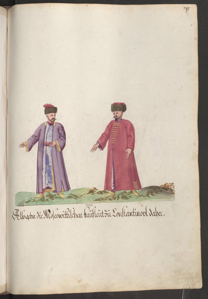 Moskovitiske købmænd i Konstantinopel ... af Erich Lessing