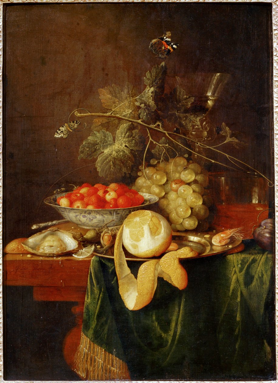 Stilleben med citronskal ... af Erich Lessing