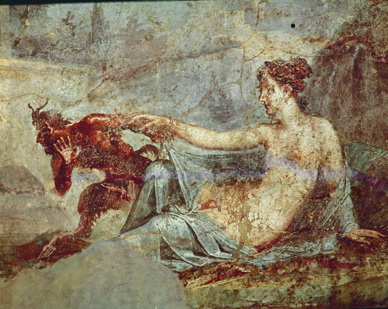 Pan flygter fra en hermafrodit af Erich Lessing