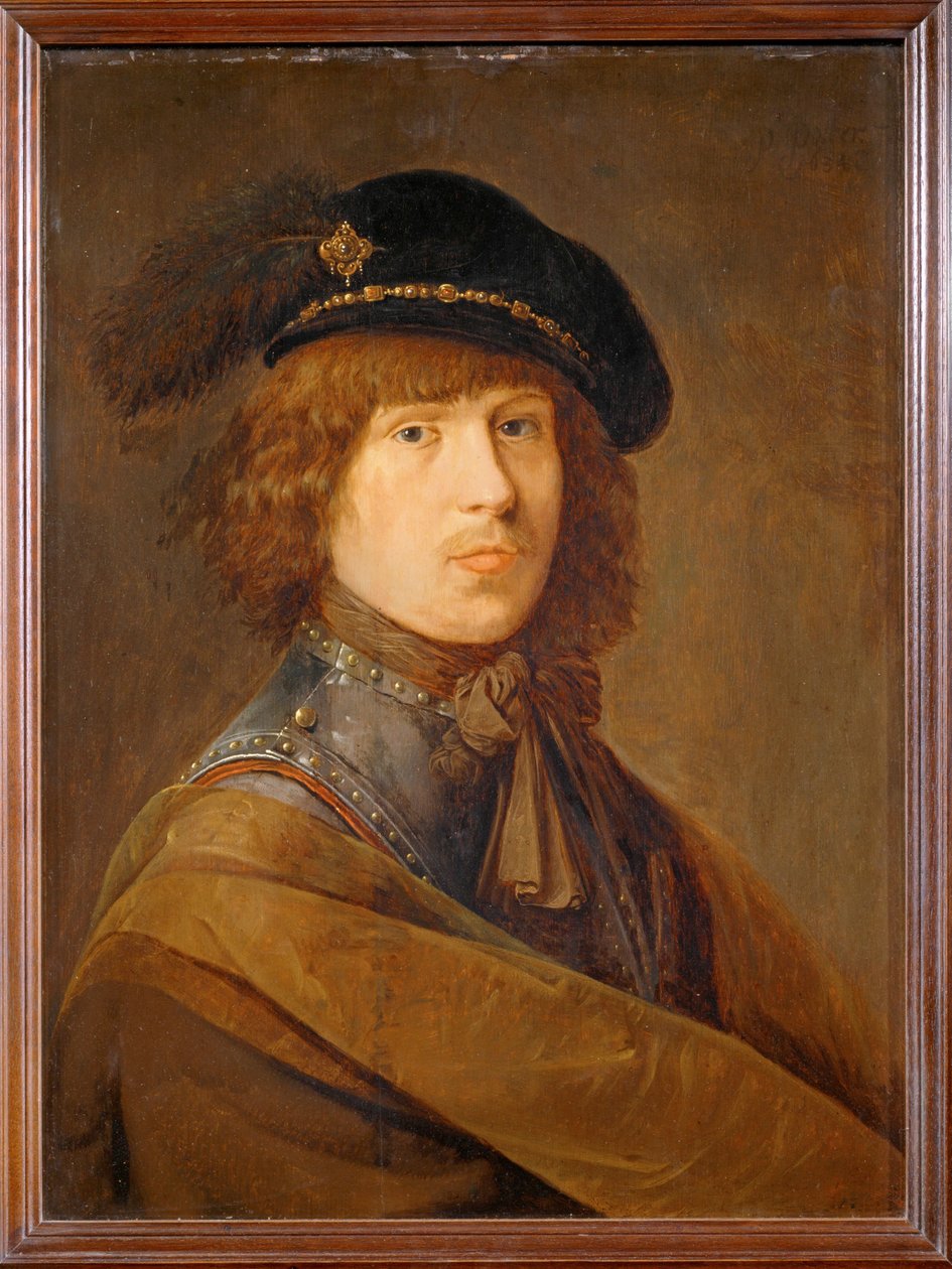 Portræt af kunstneren i korset ... af Erich Lessing