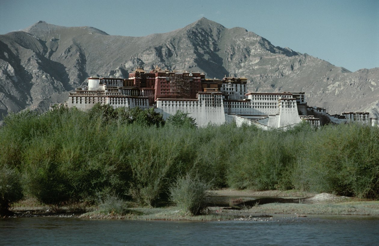 Potala-paladset, Lhasa, Tibet (foto) af Erich Lessing