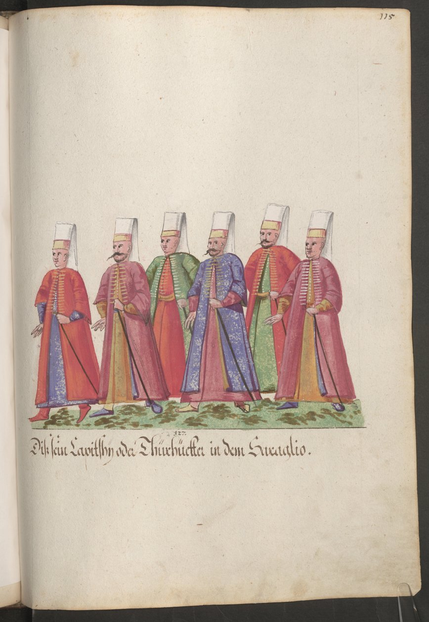 Sultanens serail; seks vagter ... af Erich Lessing