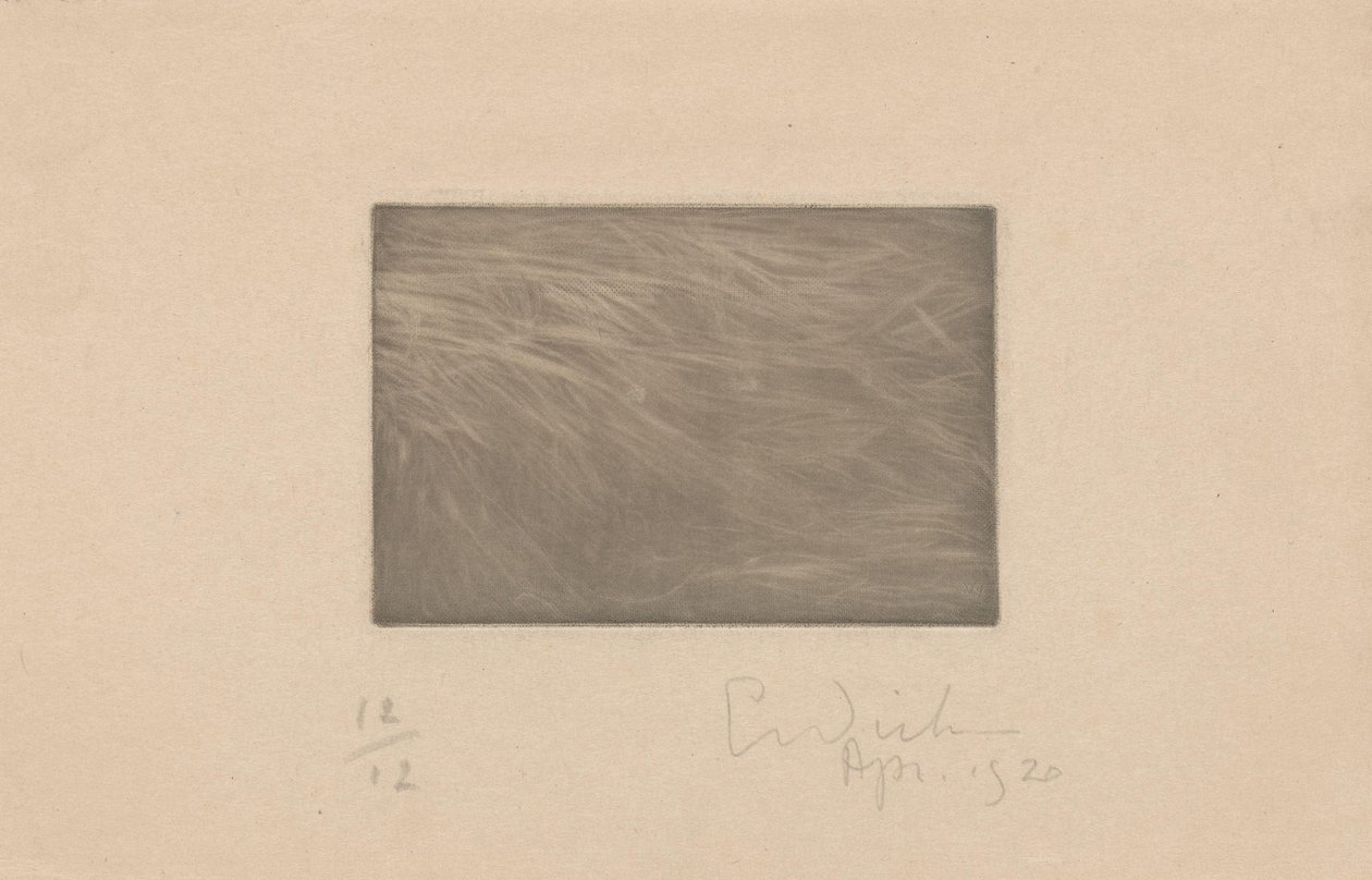 Abstrakt komposition af Erich Wichmann (signed by artist)