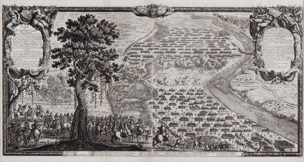 Slaget ved Warszawa i juli 1656 af Erik Dahlbergh