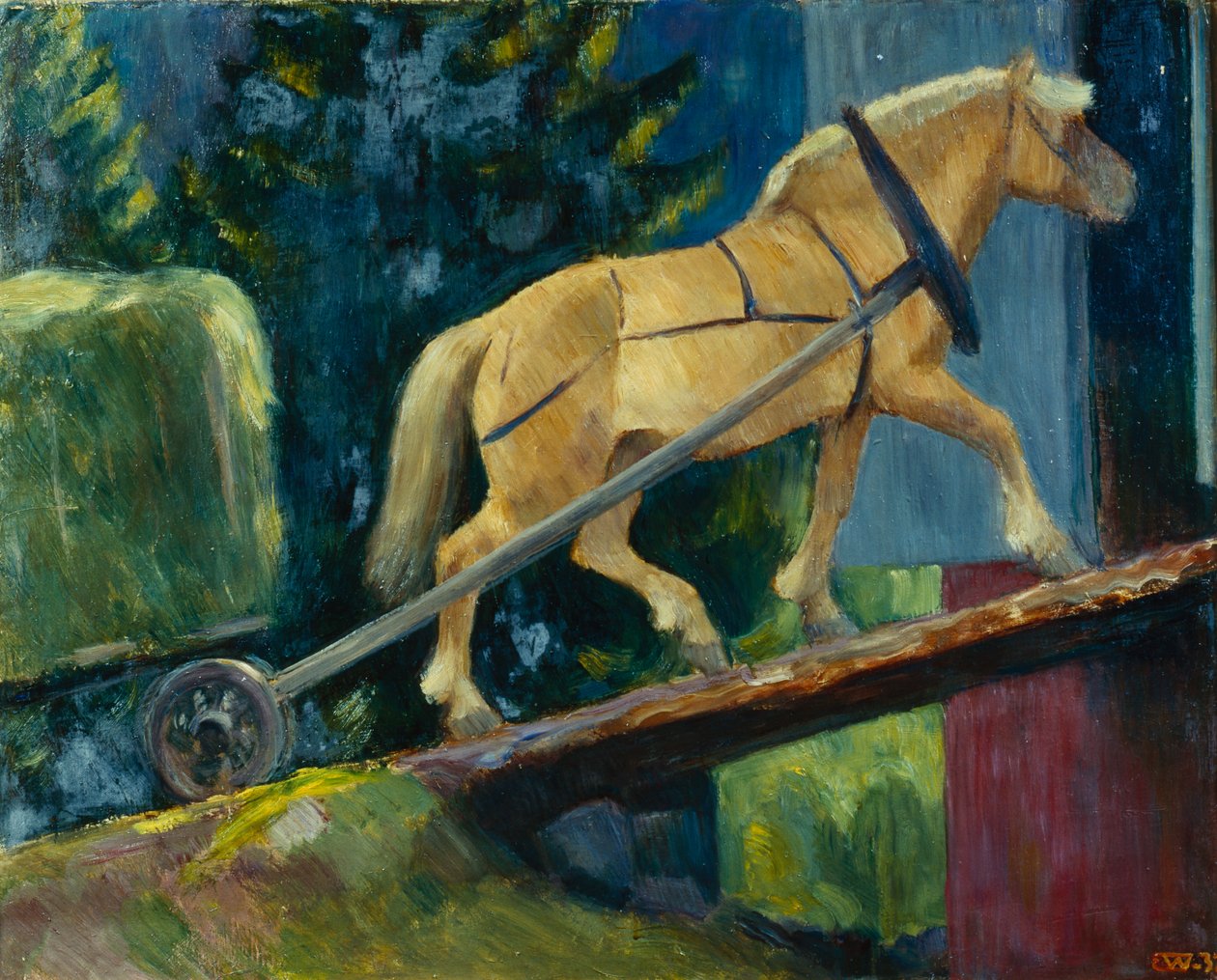 Ladebro af Erik Theodor Werenskiold