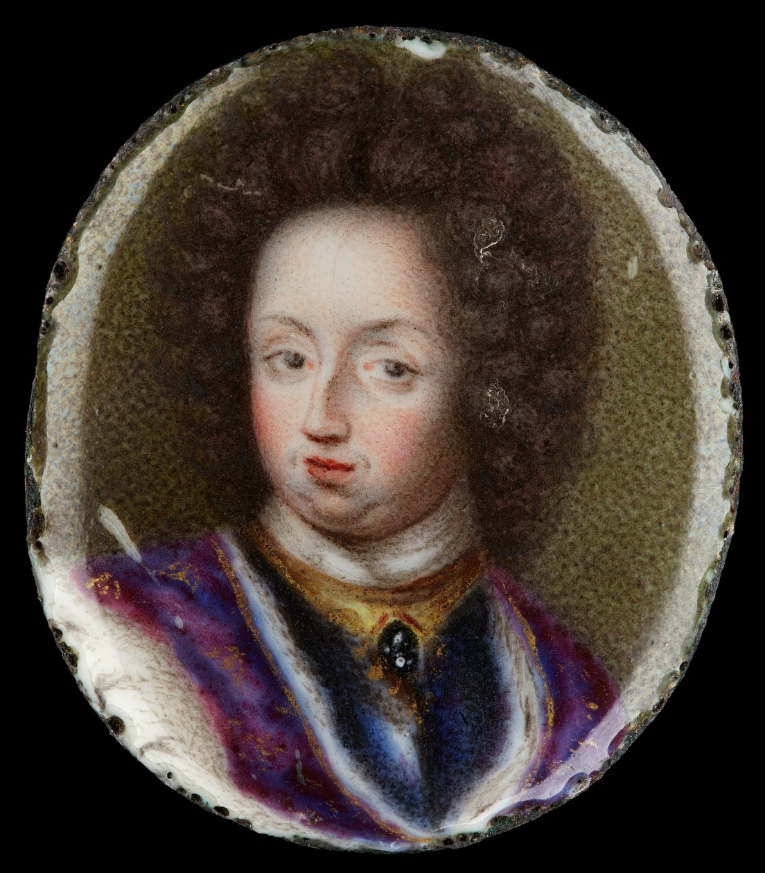 Miniature af Karl XI, konge af Sverige af Erik Utterhielm