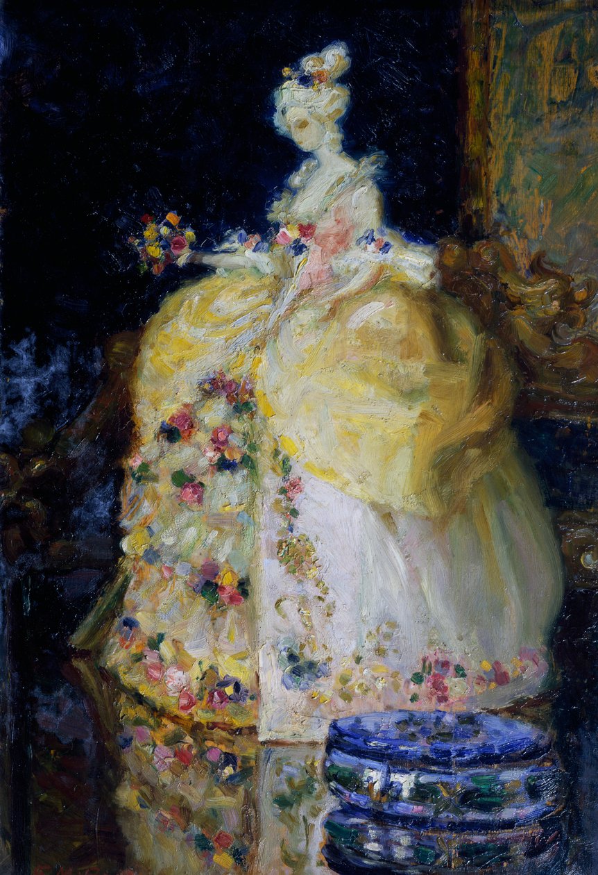 Det attende århundredes dame af Erminia Bruni Menin (1870-1904). Italien, 20. århundrede. af Erminia Bruni Menin
