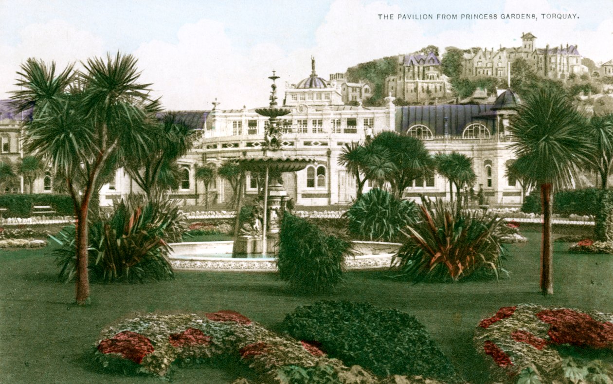 The Pavilion, Torquay, Devon, begyndelsen af det 20. århundrede. af Ern Bishop