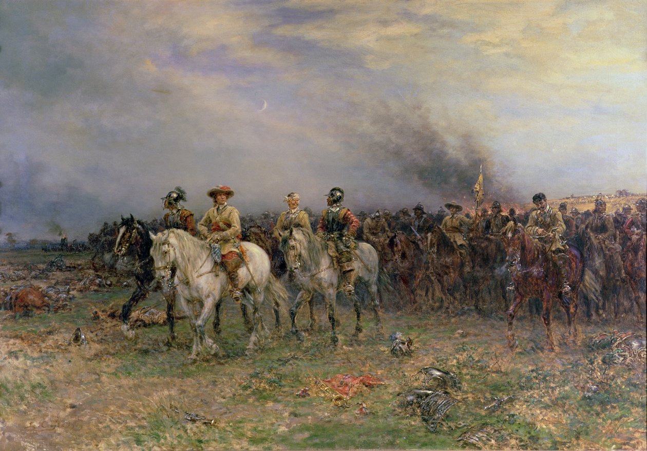 Cromwell efter slaget ved Marston Moor af Ernest Crofts