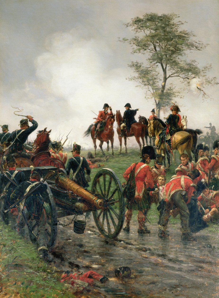 Wellington ved Waterloo, 1886 af Ernest Crofts