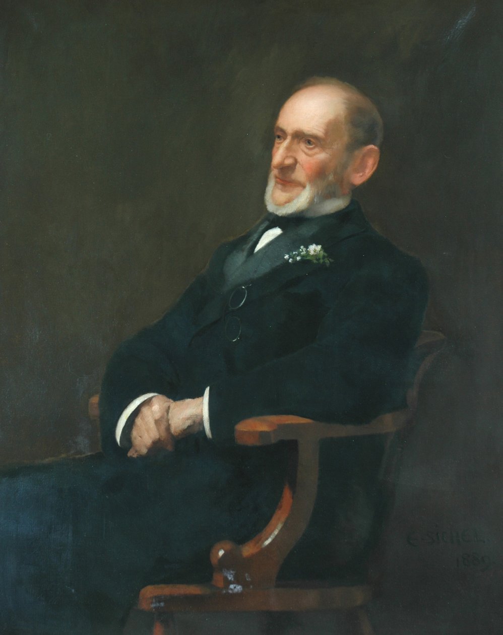 Sir Jacob Behrens, 1889 af Ernest Leopold Sichel