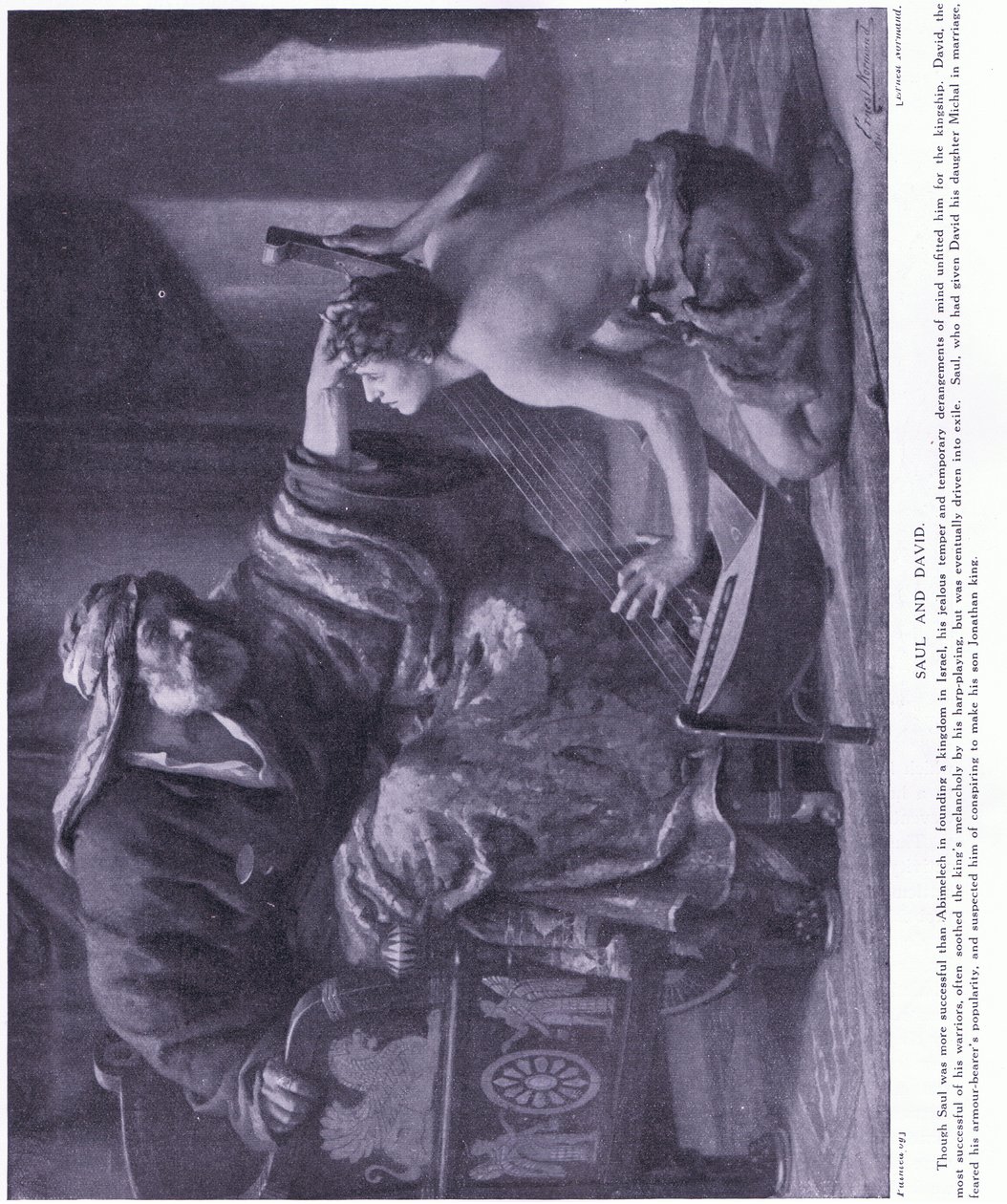 Saul og David af Ernest Normand