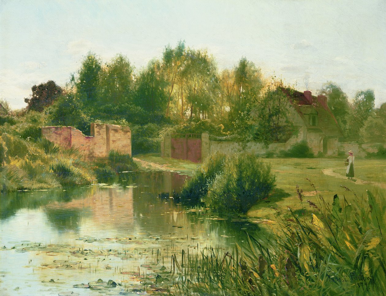Byens dam, 1879 af Ernest Parton