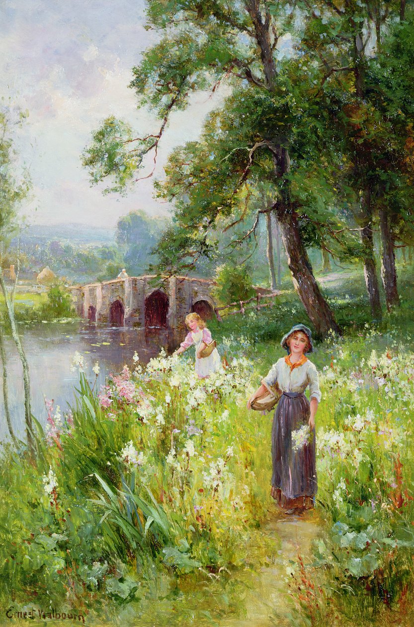 Pluk blomster ved floden af Ernest Walbourn
