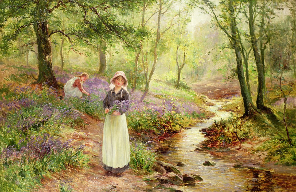 Bluebell Glade af Ernest Walbourn