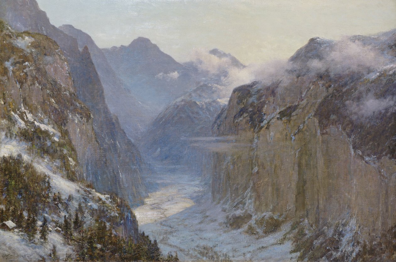 I hans hænder er jordens dybe steder (95. salme) 1916 af Ernest Albert Waterlow