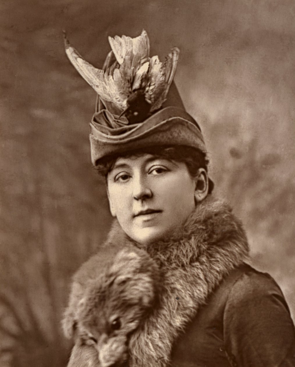 Amy Roselle, britisk skuespillerinde, 1887 af Ernest Barraud