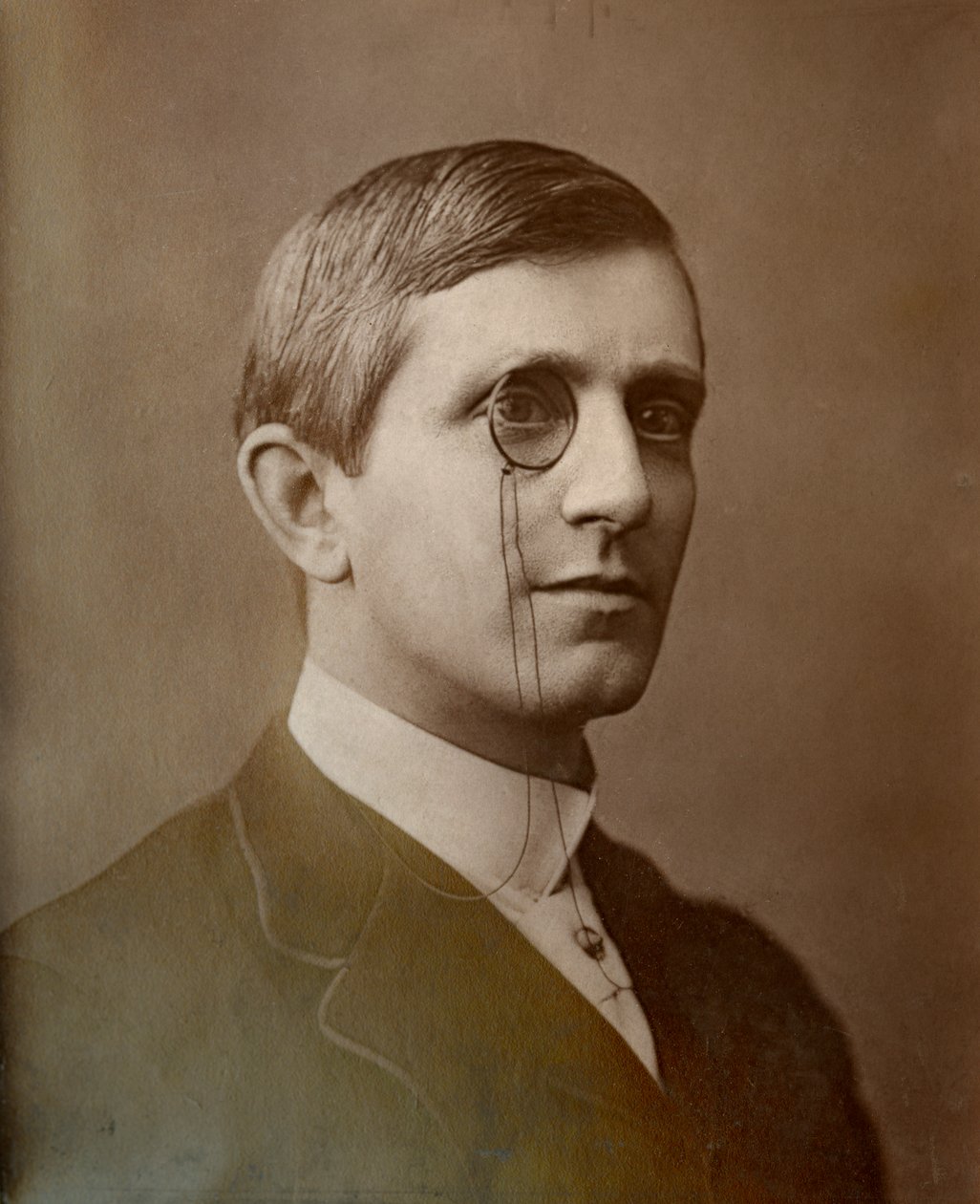Brandon Thomas, britisk skuespiller, dramatiker og sangskriver, 1887 af Ernest Barraud