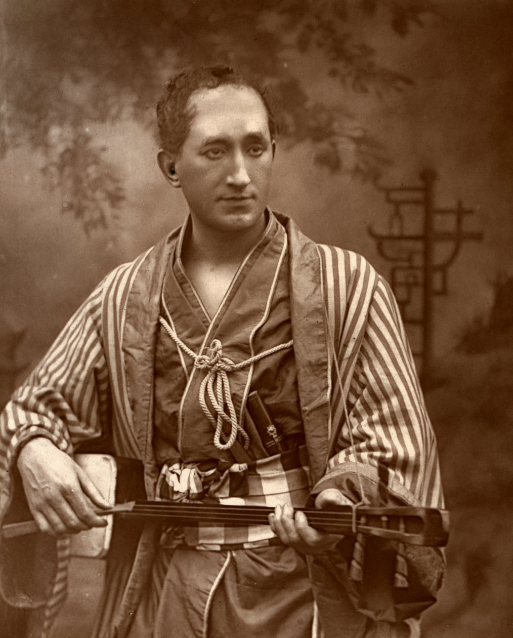 Durward Lely, skotsk operasanger, i Gilbert and Sullivans The Mikado, 1887. af Ernest Barraud