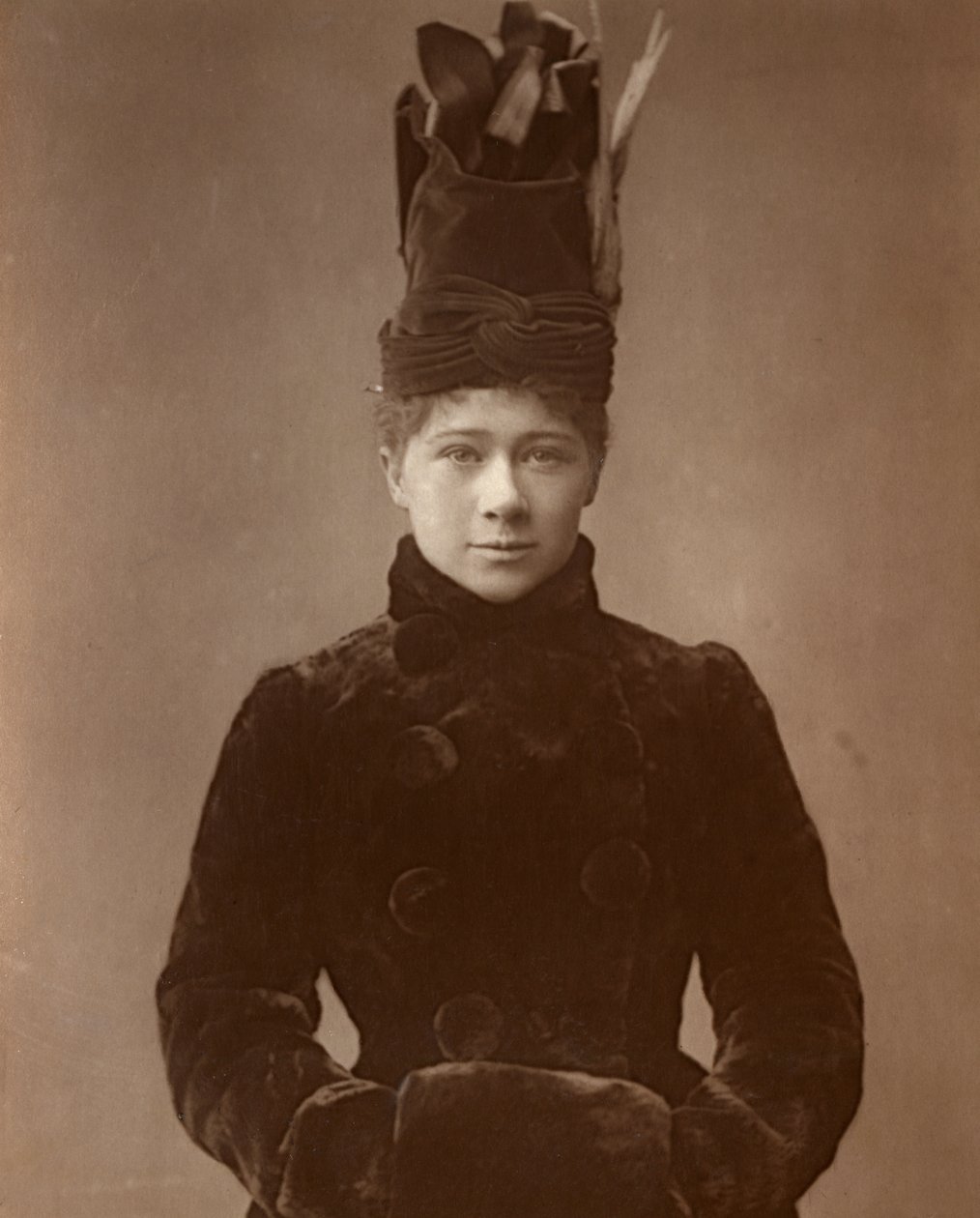 Marie Tempest, britisk skuespillerinde og sangerinde, 1888. af Ernest Barraud