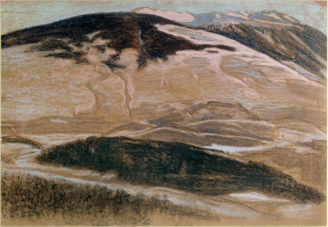 Crête de Thyon af Ernest Bieler