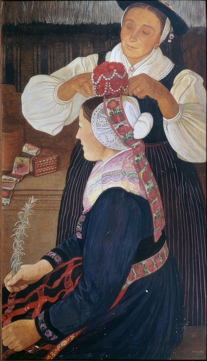 Brudens toilet af Ernest Bieler