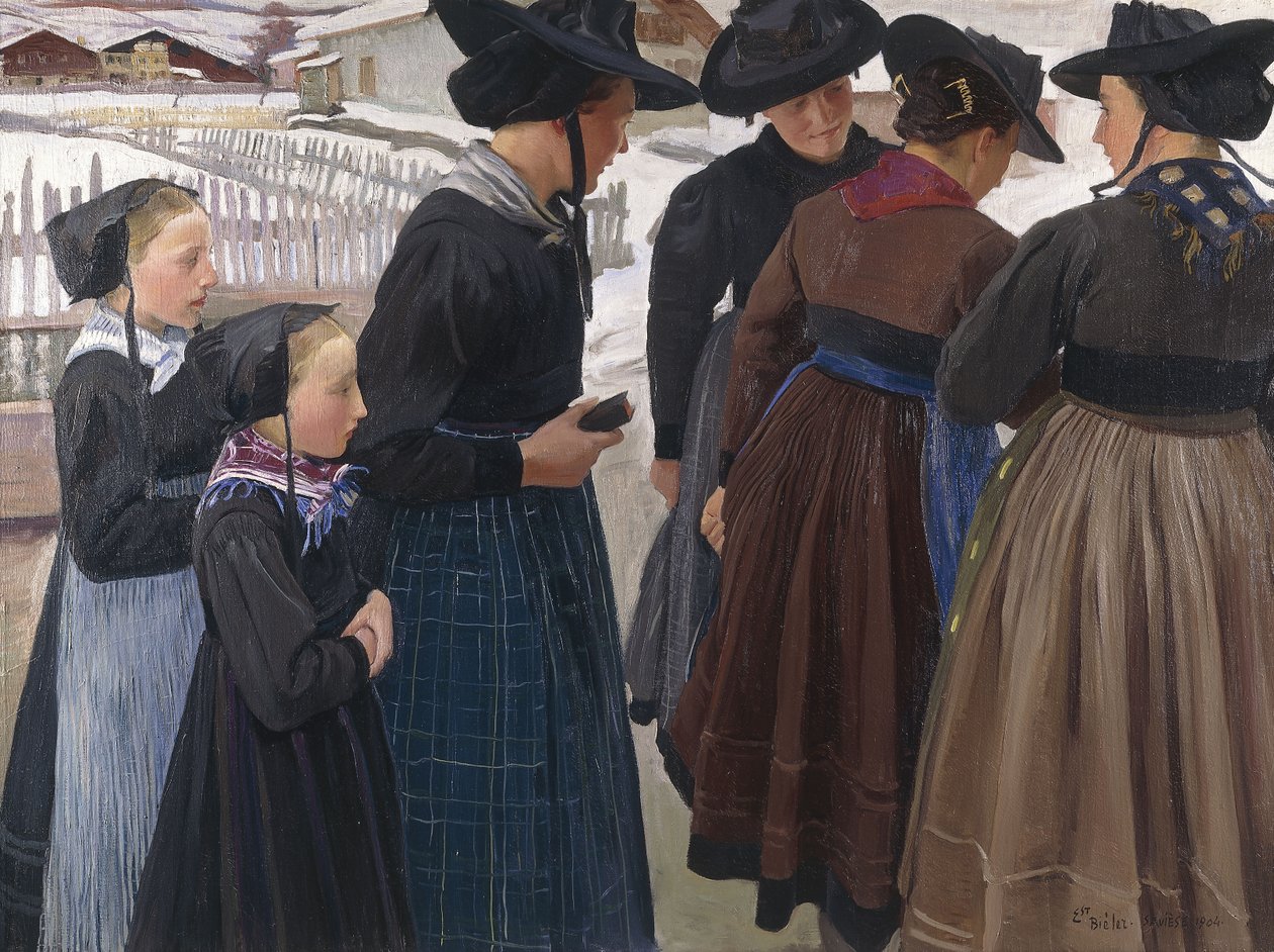 På vej til kirken af Ernest Bieler