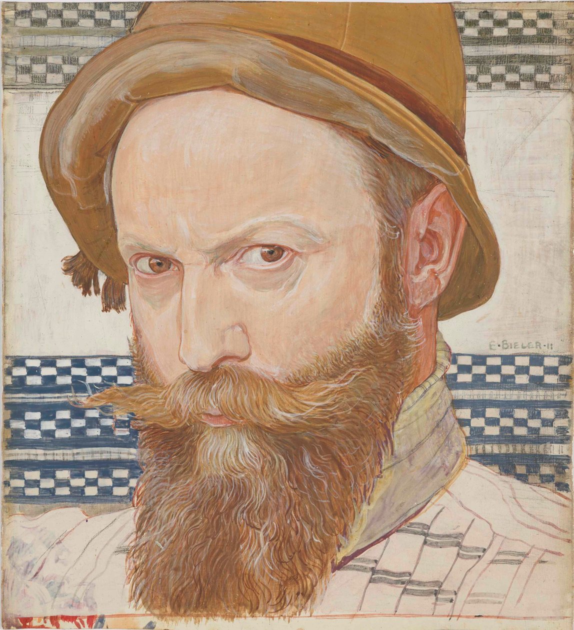 Selvportræt, 1911. af Ernest Bieler