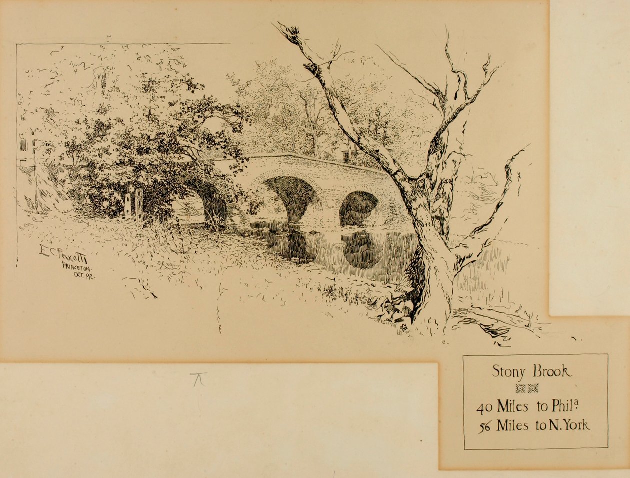 Brook Bridge af Ernest C. Peixotto