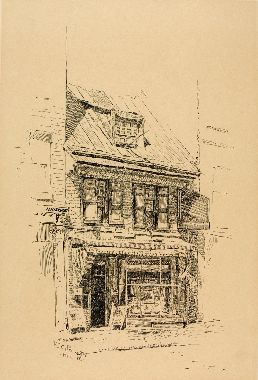 Huset, hvor det første amerikanske flag blev lavet af Ernest C. Peixotto