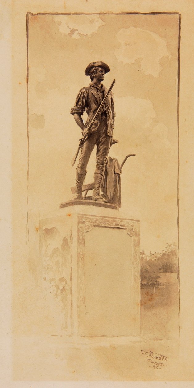 Minute Man-monumentet af Ernest C. Peixotto