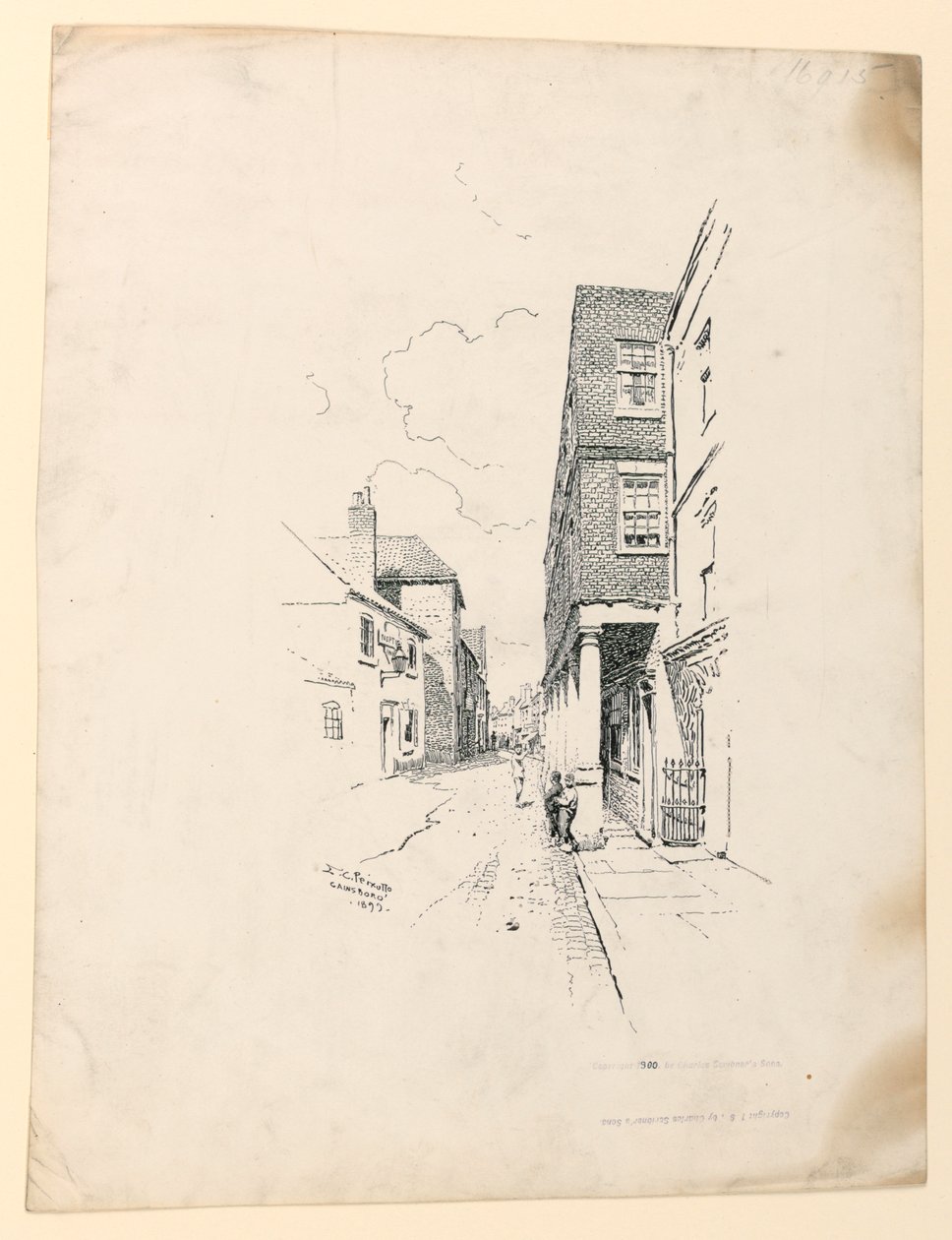 Gammelt hus i Gainsborough af Ernest Clifford Peixotto