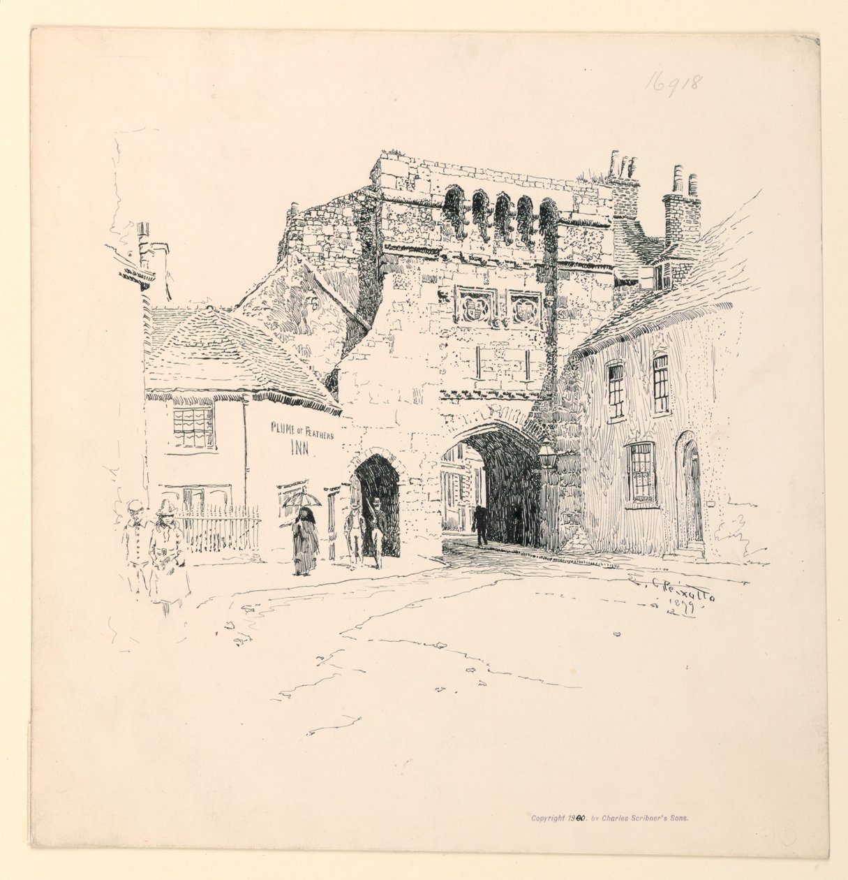 The West Gate, Winchester af Ernest Clifford Peixotto