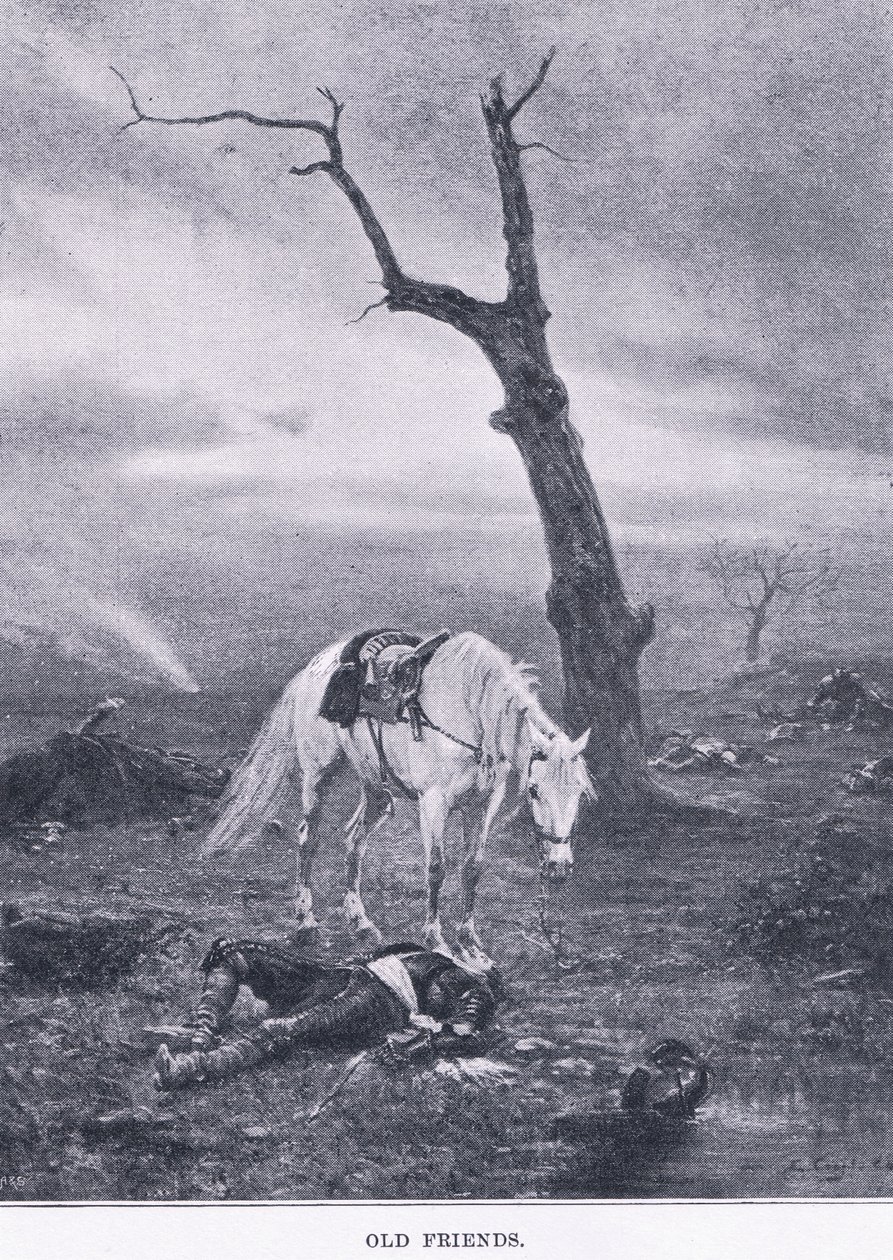 Gamle venner, fra The Magazine of Art 1893, Cassell and Company af Ernest Crofts