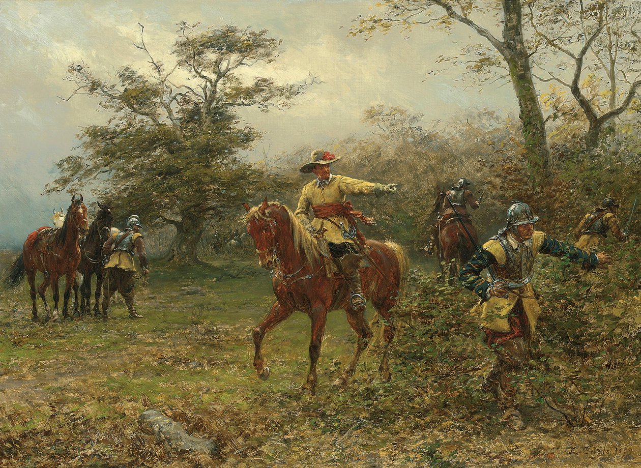 Boscobel Oak, 1889 af Ernest Crofts